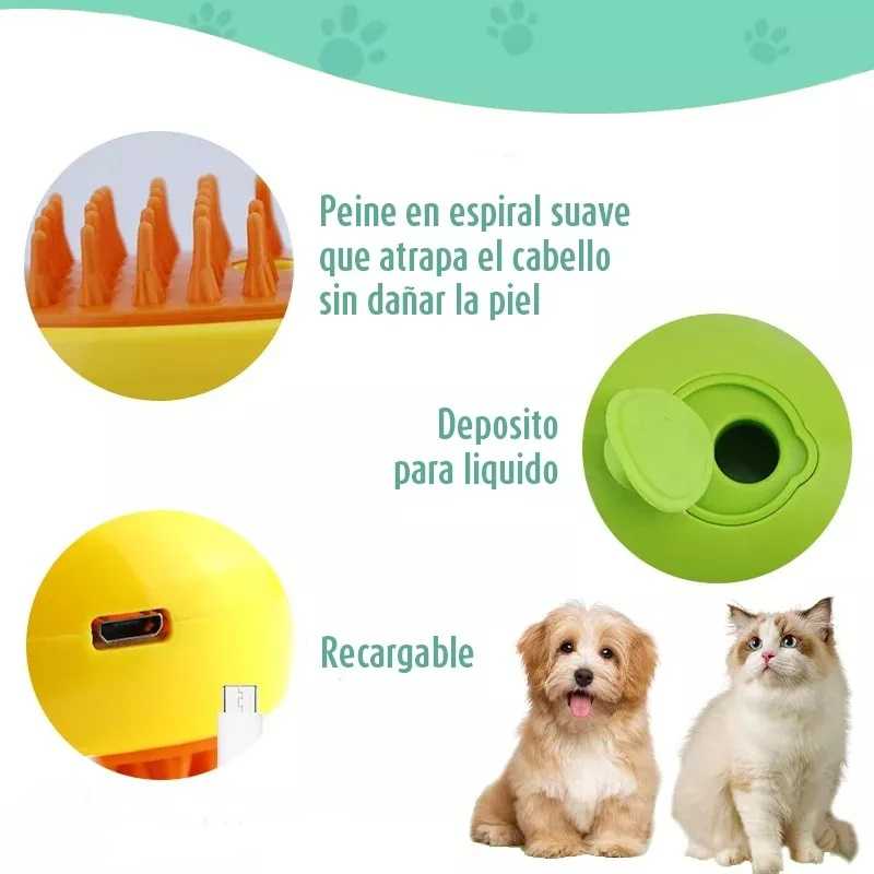 CEPILLO PARA MASCOTAS A VAPOR